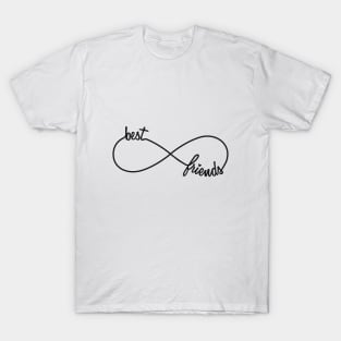 Best friends forever, infinity sign T-Shirt